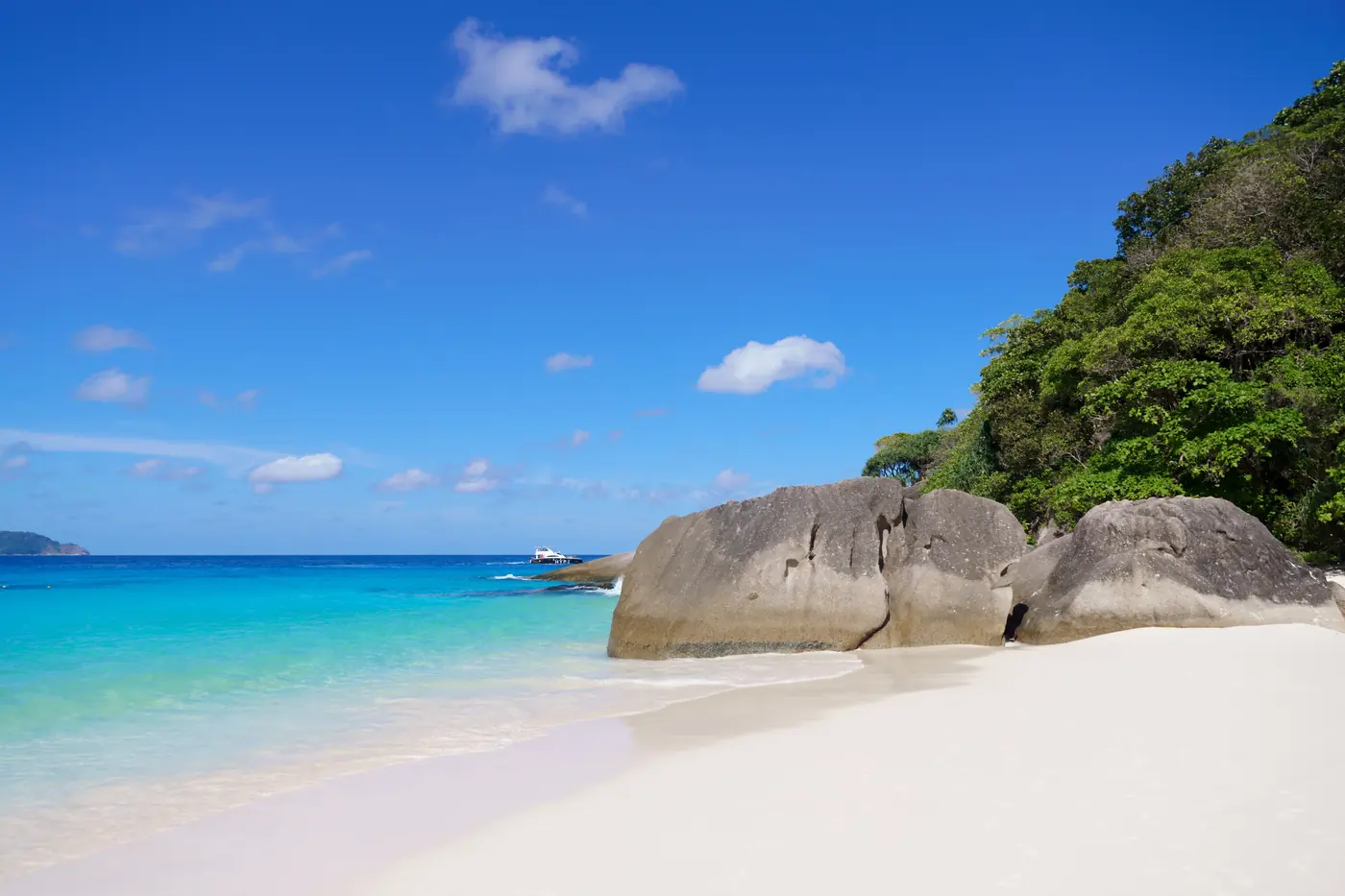 Tropical beach in the Similan Islands